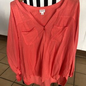 Soft merona button down blouse